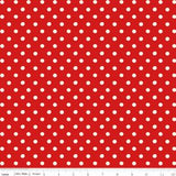 Cath Kidston® Signature Collection Button Spot Red C18374-RED