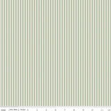 1/8" Stripe on Ivory Sage C505-SAGE by Riley Blake