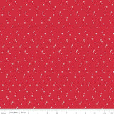 Seasonal Basics Stars Red C657-Red by Riley Blake