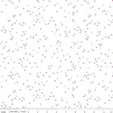 Blossoms on White in Santa Claus (Red and Green) C730-Santaclaus