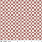 Check Please! 1/4" Check on Ivory Canyon Rose  C825-CANYONROSE by Riley Blake