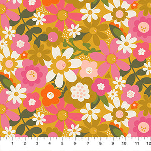Floral CANVAS  from Joyful June by FIGO C91110-55