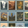 National Parks Postcards Blue CD13291-Blue