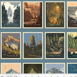National Parks Postcards Blue CD13291-Blue
