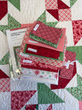 Christmas Cosmo Candy Quilt kit with back