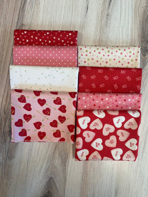 Valentines, Sweetheart, Fat Quarter Bundle