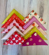 Ruby Star, Strawberries, Fat Quarter Bundle
