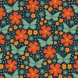 Butterfly Border Cream 229246 by Cloud 9