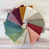 Laundry Basket Quilts, Quilt Essentials polka dots, Half Yard Bundle