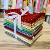 Laundry Basket Quilts, Quilt Essentials polka dots, Half Yard Bundle