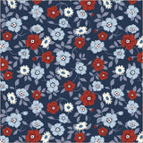 Vining Blooms 54860-1 Navy by Allison Harris