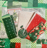 Tiny Christmas Pin Dot Red Quilt Kit