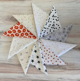 Lynny Lou, Ghost Party Whites, Fat Quarter Bundle