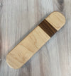 Maple stripe Walnut Wood Rectangle Clapper