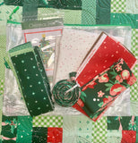 Tiny Christmas Multi Color Blossom Quilt Kit