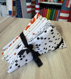 Lynny Lou, Ghost Party Whites, Fat Quarter Bundle