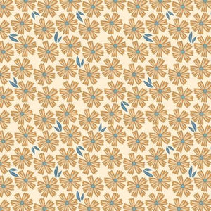 Hide & Seek Painted Daisies Yellow by Poppie Cotton HS23410
