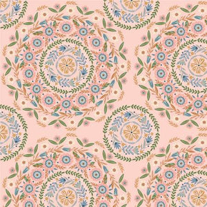 Hide & Seek Roundabout Pink by Poppie Cotton HS23418
