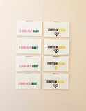 Minki Kim I Did My Best Cotton Labels  N178-SIWL54