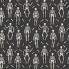 Sweet Tooth Bones Black  ST24316 by Poppie Cotton