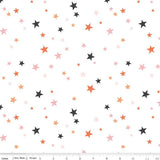 WIDE BACK HEY PUMPKIN STARS WHITE Wide Back WB16040-White