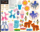 36" X 44" Panel Projects With Purpose 2026 Stuffed Animals Toys Stuffies Gifts Ruby Star Society Cotton Fabric Panel RS5217-11