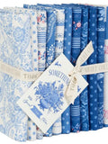 TIL300264 Tilda Something Blue Blenders Fat Quarter Bundle 12 Fabrics