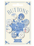 TIL400076  Tilda Something Blue Buttons Light 20 mm