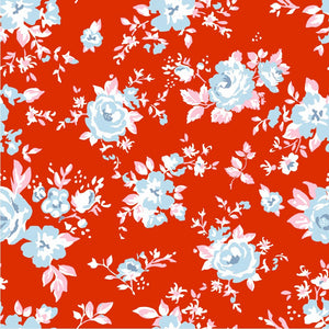 Prize Rose Red-Elise from Poppie Cotton EE25503