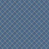 RJ6042-BB3 Criss Cross Plaid - Bluejay Blue Fabric