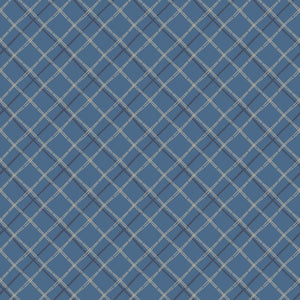 RJ6042-BB3 Criss Cross Plaid - Bluejay Blue Fabric