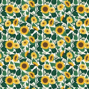 RP1102-CR1 Curio - Sunflower Fields - Cream Fabric