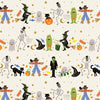 RP1300-CR1M Halloween - Halloween Parade - Cream Metallic Fabric