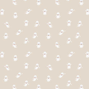 RP1303-LI3 Halloween - Ghosts - Linen Fabric