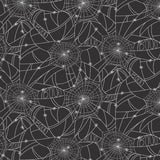RP1310-BM3M Halloween - Spider Webs - Black & Metallic Silver Metallic Fabric