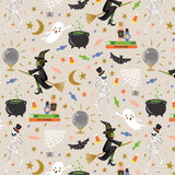 RP1311-LI2M Halloween - Halloween Party - Linen Metallic Fabric