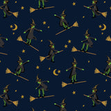 RP1311-BK1M Halloween - Halloween Party - Black Metallic Fabric