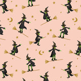 RP1312-US3M Halloween - Wicked Witches - Blush Metallic Fabric
