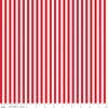 1/4" Stripe Red C555-Red