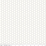 Bee Backgrounds Honeycomb Gray C6387-Gray