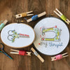 My Therapist with Scissors Downloadable PDF Embroidery Pattern
