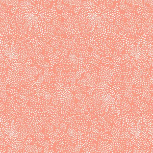 RP502-CO1 Rifle Paper Co. Basics - Menagerie Champagne - Coral Fabric